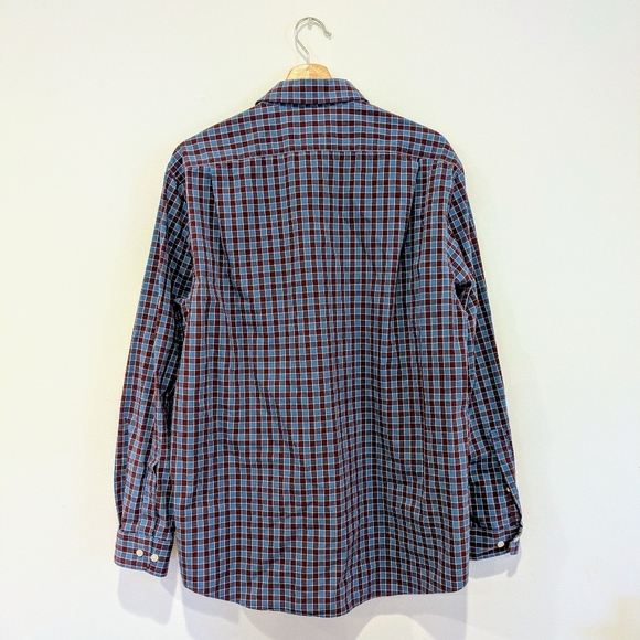 LL Bean Shirt Mens Large Reg Button Down Long Sleeve Traditional Fit Plaid - Picture 2 of 5